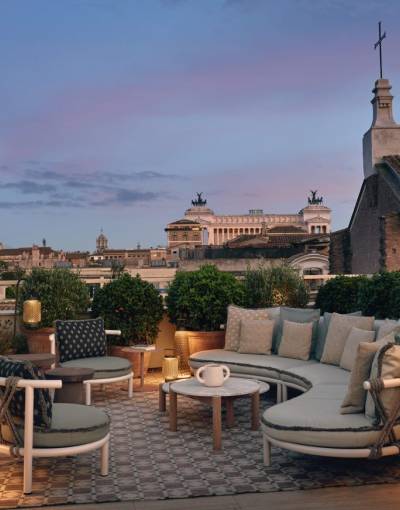 Six Senses Rome - Rooftop by Night