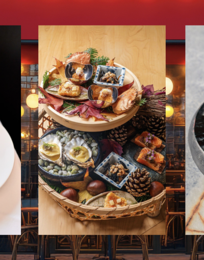 A selection of dishes from the best restaurants in Mayfair.
