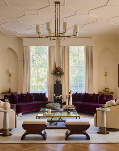 Inside Kensington Palace Gardens property. 