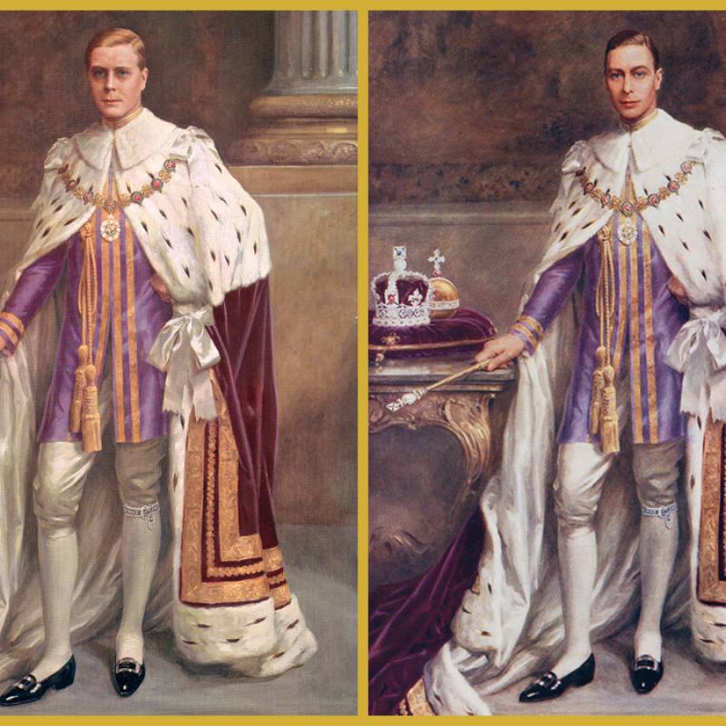 King Edward Viii to George Vi royal photoshop