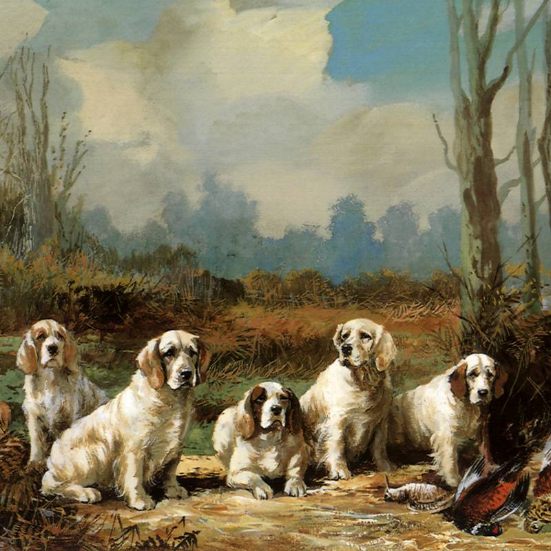  The King’s Spaniels’ by Reuben Ward Binks in a history of the royal dogs
