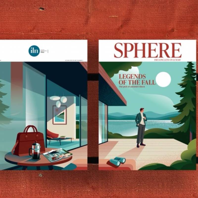 SPHERE autumn issue banner. 