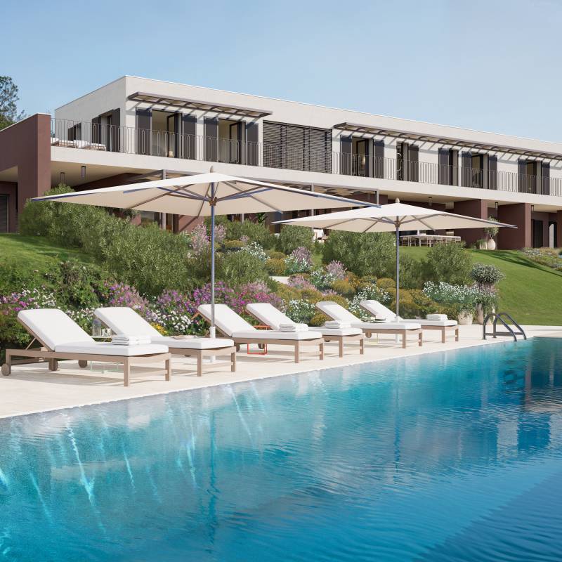 rocco forte villa and pool