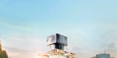 A luxury bottle of Petit Matin fragrance by Maison Francis Kurkdjian.