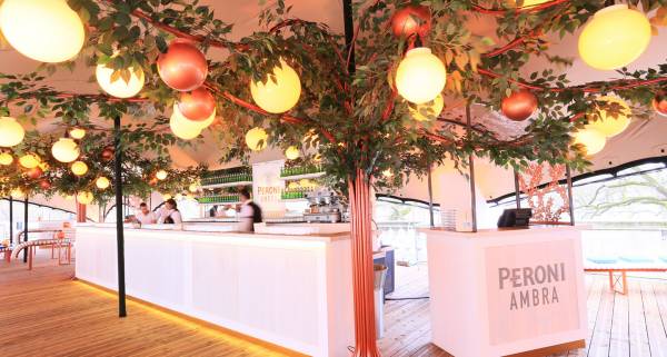 peroni ambra pop-up