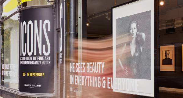 Maddox Gallery showcases Andy Gotts’ celebrity portraits in exhibition, ICONS