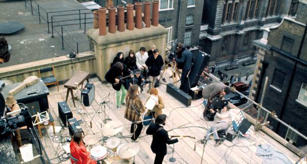 The Beatles rooftop gig from Get Back