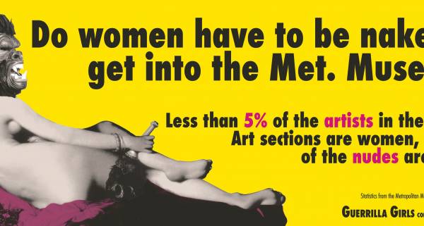 Guerrilla Girls, 1989, Met. Museum