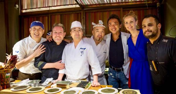 Aiste with Chefs