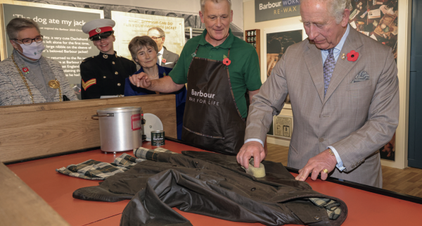 King Charles III at Barbour 