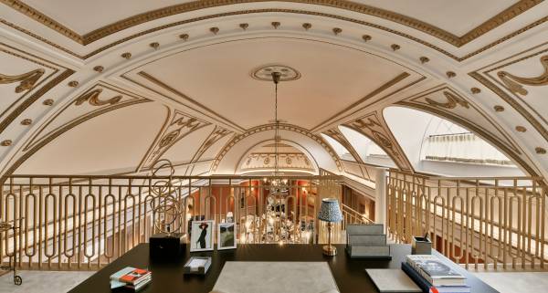 The Mezzanine Study at The Astor Penthouse at 9 Millbank, Westminster SW1