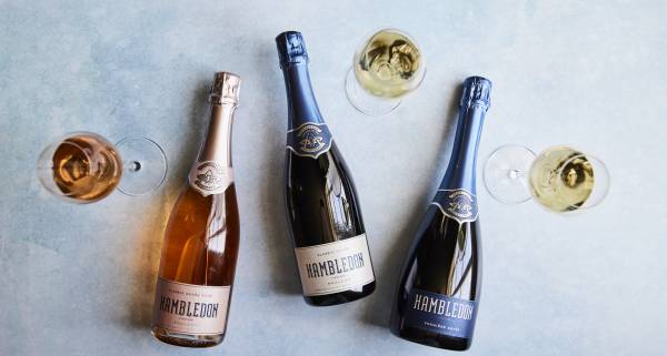 Hambledon Vineyard Fieldbar - bottles of hambledon