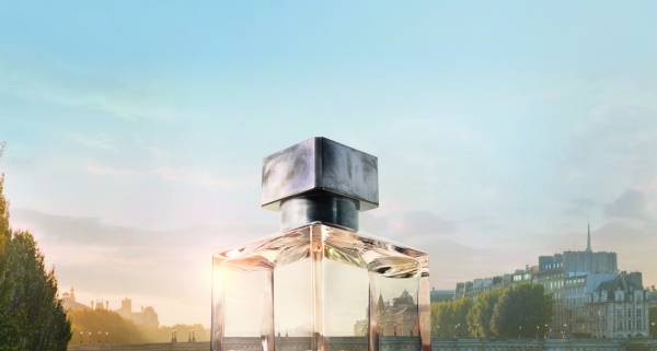 A luxury bottle of Petit Matin fragrance by Maison Francis Kurkdjian.