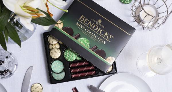 The classic selection of Bendicks mints including their iconic Bittermint