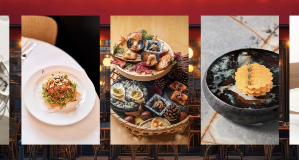 A selection of dishes from the best restaurants in Mayfair.