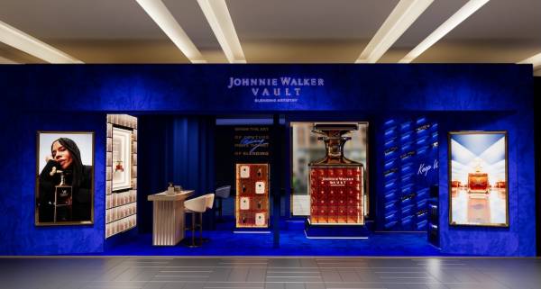  Creative director Olivier Rousteing and Johnnie Walker Vault at Harrods 