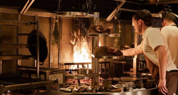 open-fire cooking at IGNI